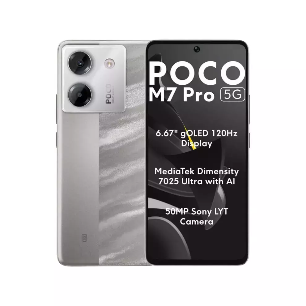 گوشی شیائومی Poco M7 Pro 5G  دو سیم‌کارت 512 گیگابایت با رم 12 گیگابایت