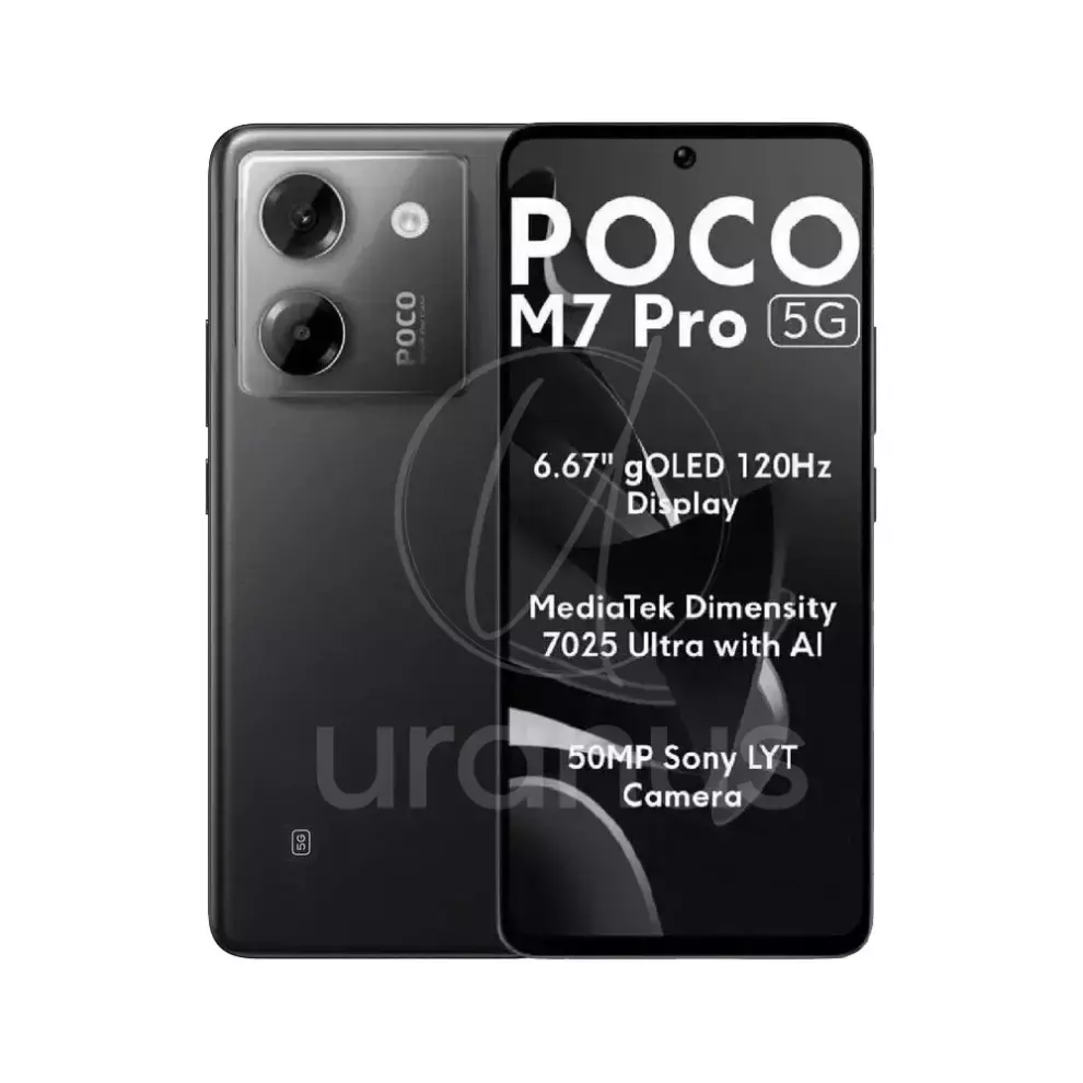 گوشی شیائومی Poco M7 Pro 5G  دو سیم‌کارت 512 گیگابایت با رم 12 گیگابایت