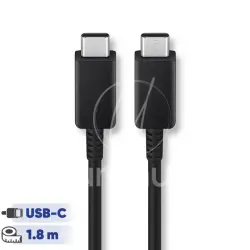 کابل تبدیل USB-C سامسونگ  طول 1.8 متر، شدت جریان خروجی 5 آمپر