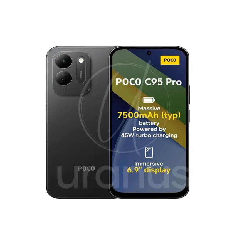 گوشی شیائومی مدل Poco C95 Pro دو سیم کارت ظرفیت 256 گیگابایت و رم 8 گیگابایت